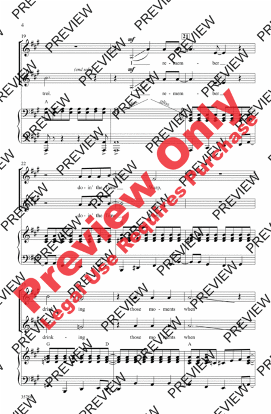 The Time Warp (from The Rocky Horror Picture Show) 2-Part scores gallery preview page 4