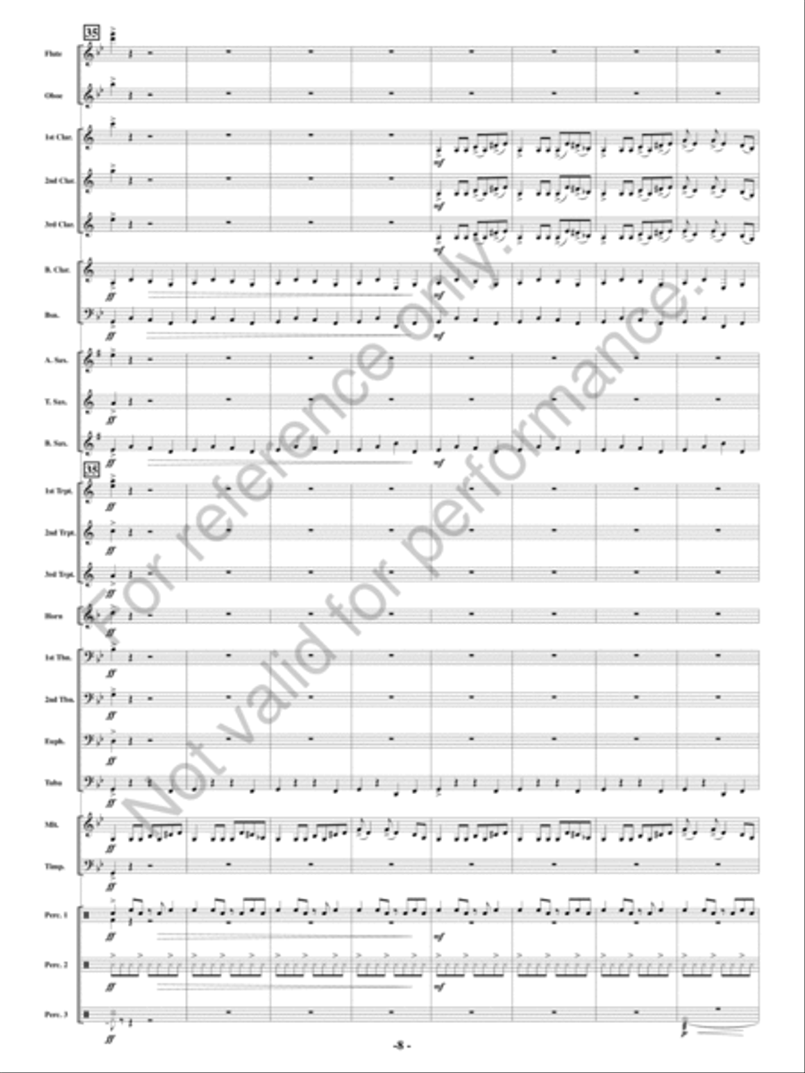 Full Throttle Concert Band scores gallery preview page 7