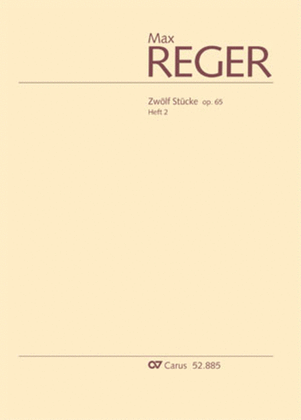 Book cover for Reger: Zwolf Stucke op. 65, Heft 2