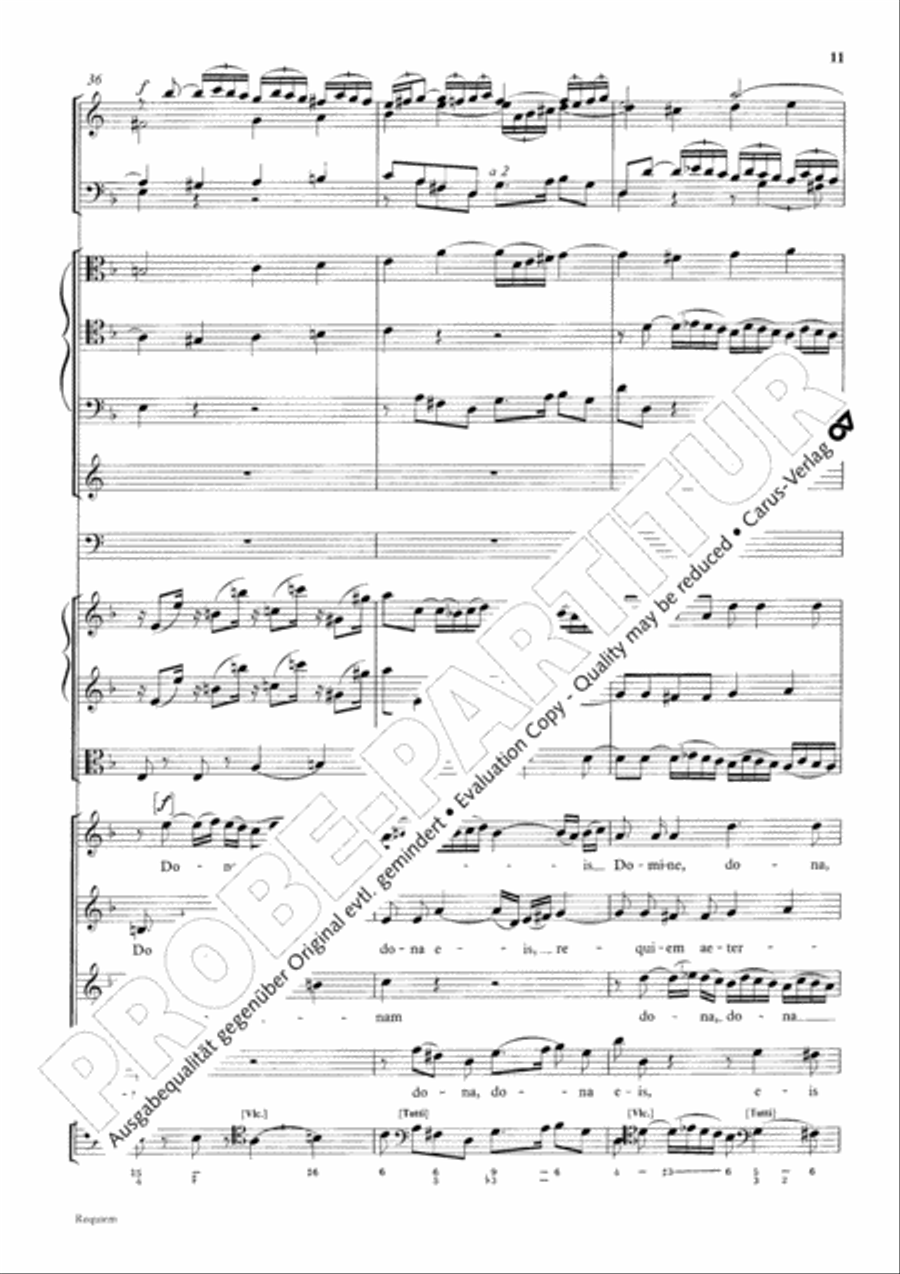Requiem 4-Part scores gallery preview page 20