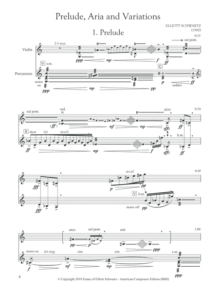[Schwartz] Prelude, Aria, and Variations