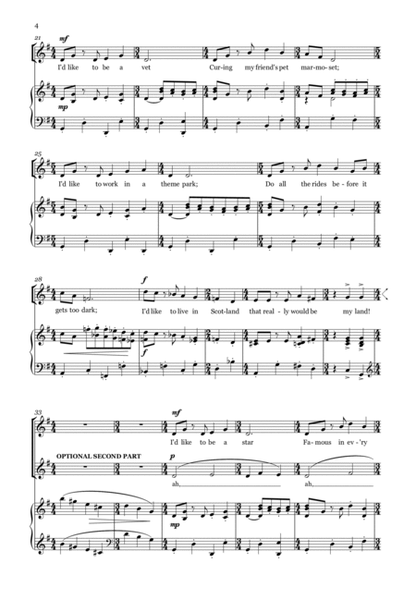 My idea of heaven (unison or two-part voices - single download) by Alan Bullard Unison Choir - Digital Sheet Music