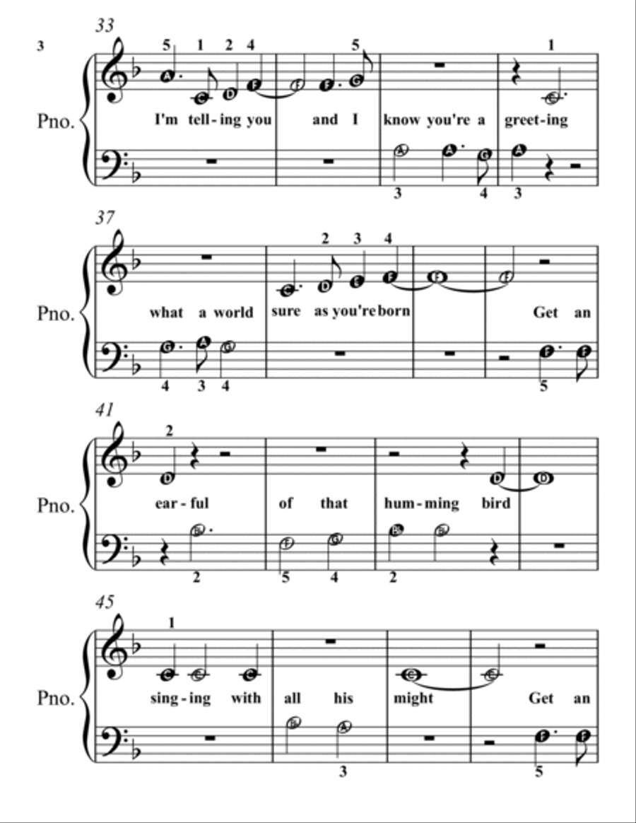 How Do You Do? How Do You Do? Easy Piano scores gallery preview page 3
