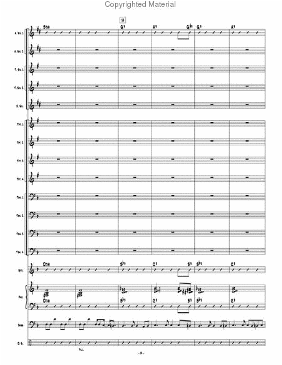 Psychopathic Cyber Freak Jazz Ensemble scores gallery preview page 14