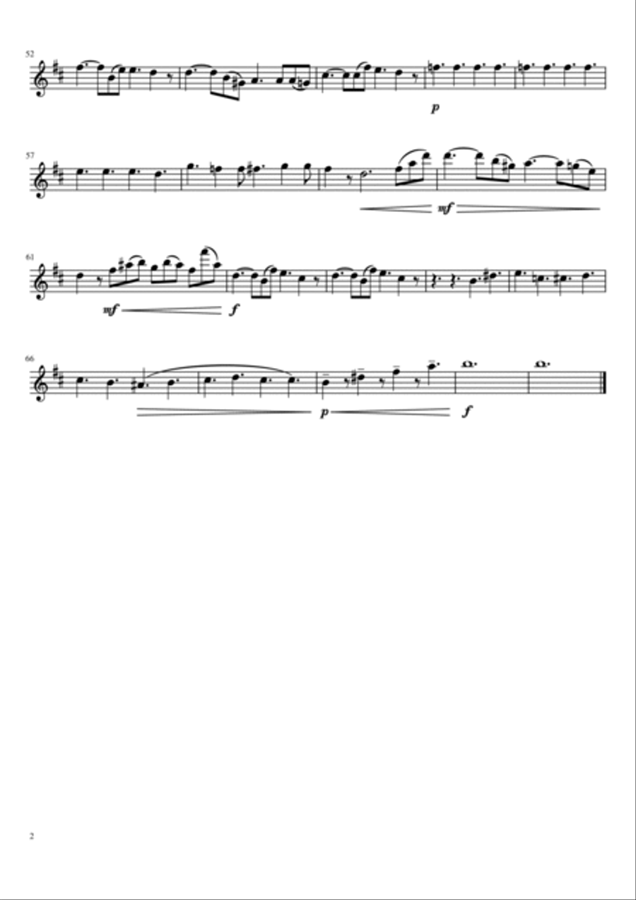 Requiem in D Minor: Confutatis Maledictis, Lacrimosa Saxophone Quartet scores gallery preview page 5