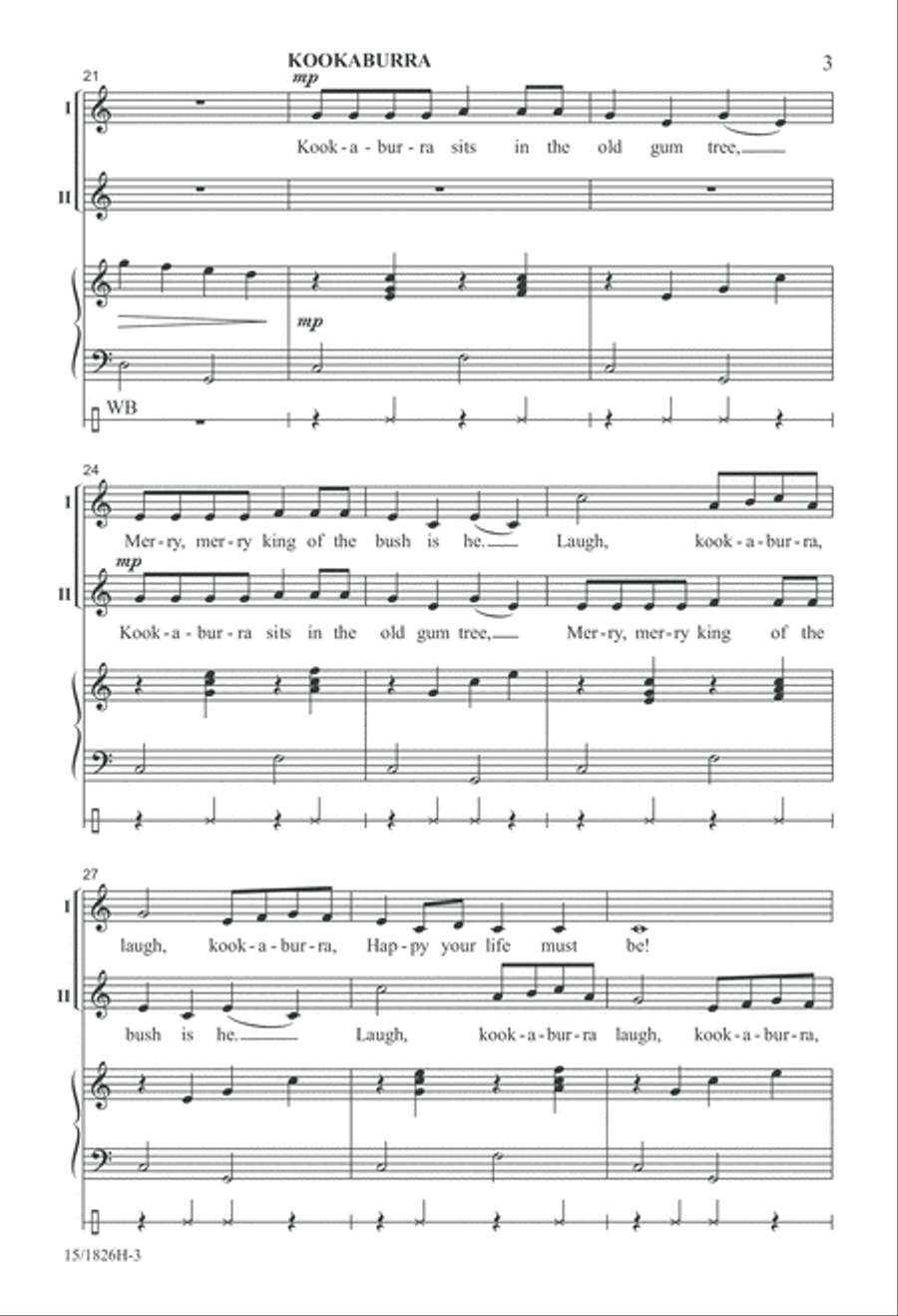 Rounds Around the World 2-Part scores gallery preview page 3