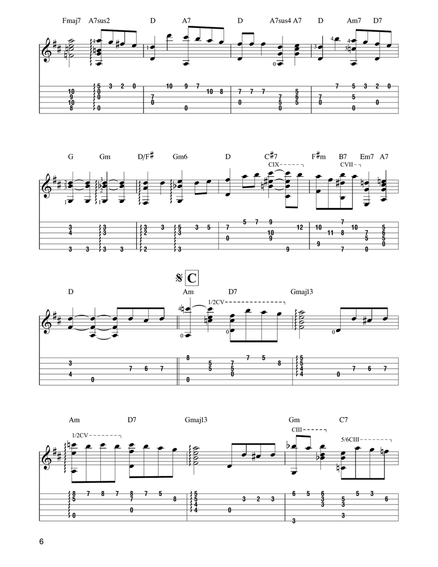 The Christmas Song (Chestnuts Roasting On An Open Fire) Electric Guitar scores gallery preview page 2