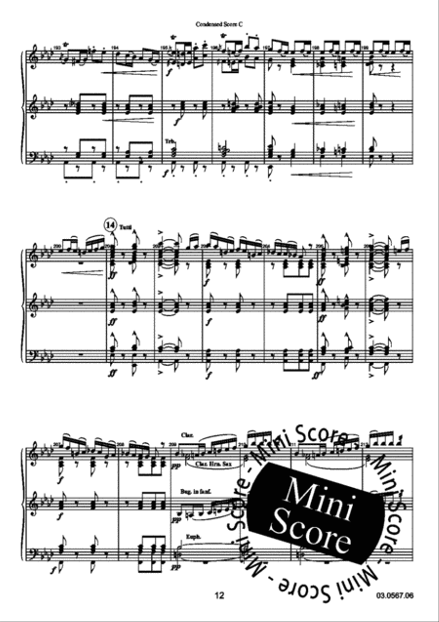 Dichter Und Bauer Dichter Und Bauer Fanfare Band scores gallery preview page 16