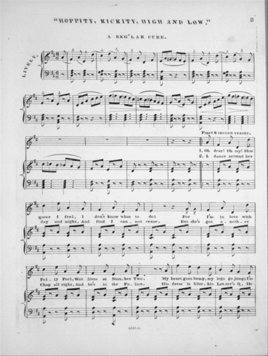 Hoppity Kirkity High and Low, or, A Regular Cure Voice scores gallery preview page 2