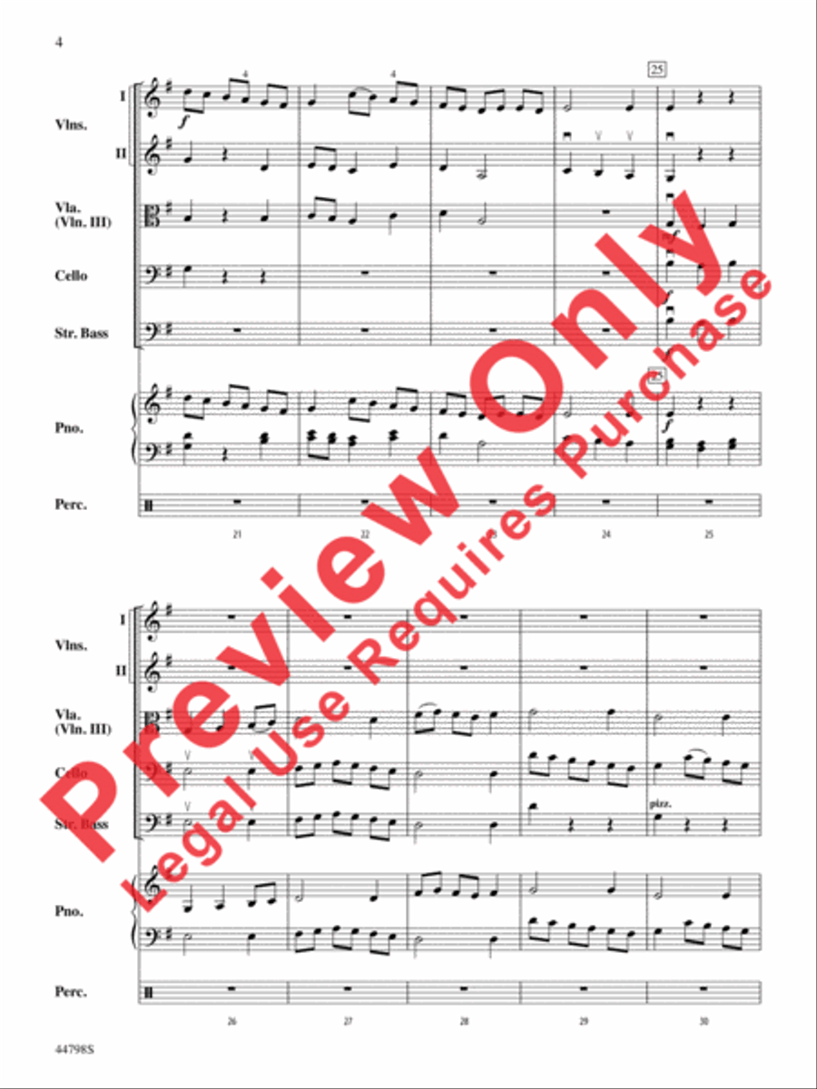 French Dance French Dance String Orchestra scores gallery preview page 13