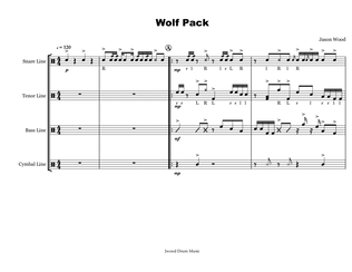 Wolf Pack (Drumline Cadence)