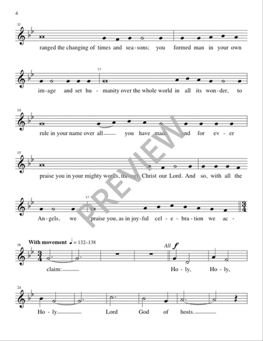 Eucharistic Prayer III with Additional Prefaces for 