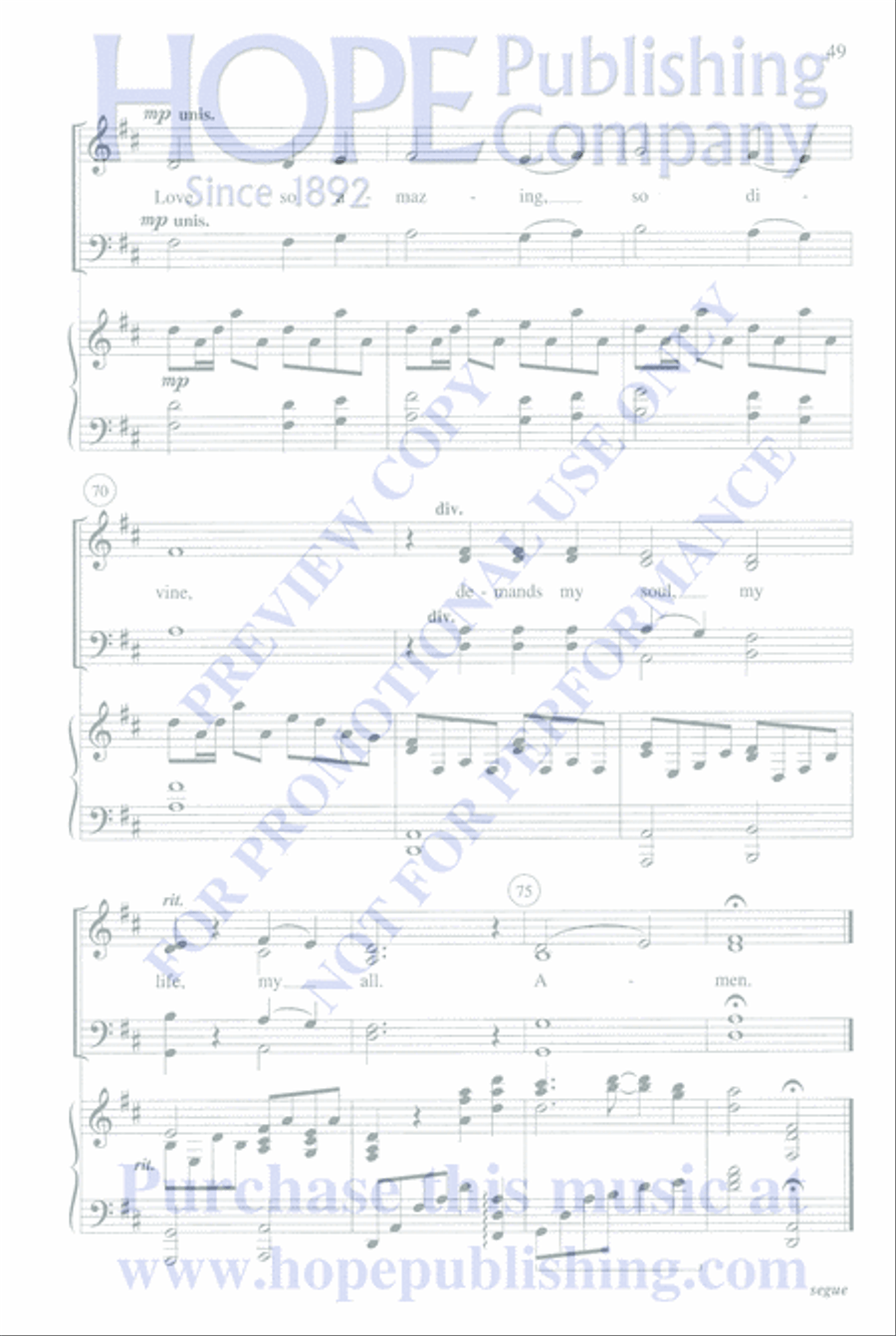 Here is the Love Here is the Love Choir scores gallery preview page 53