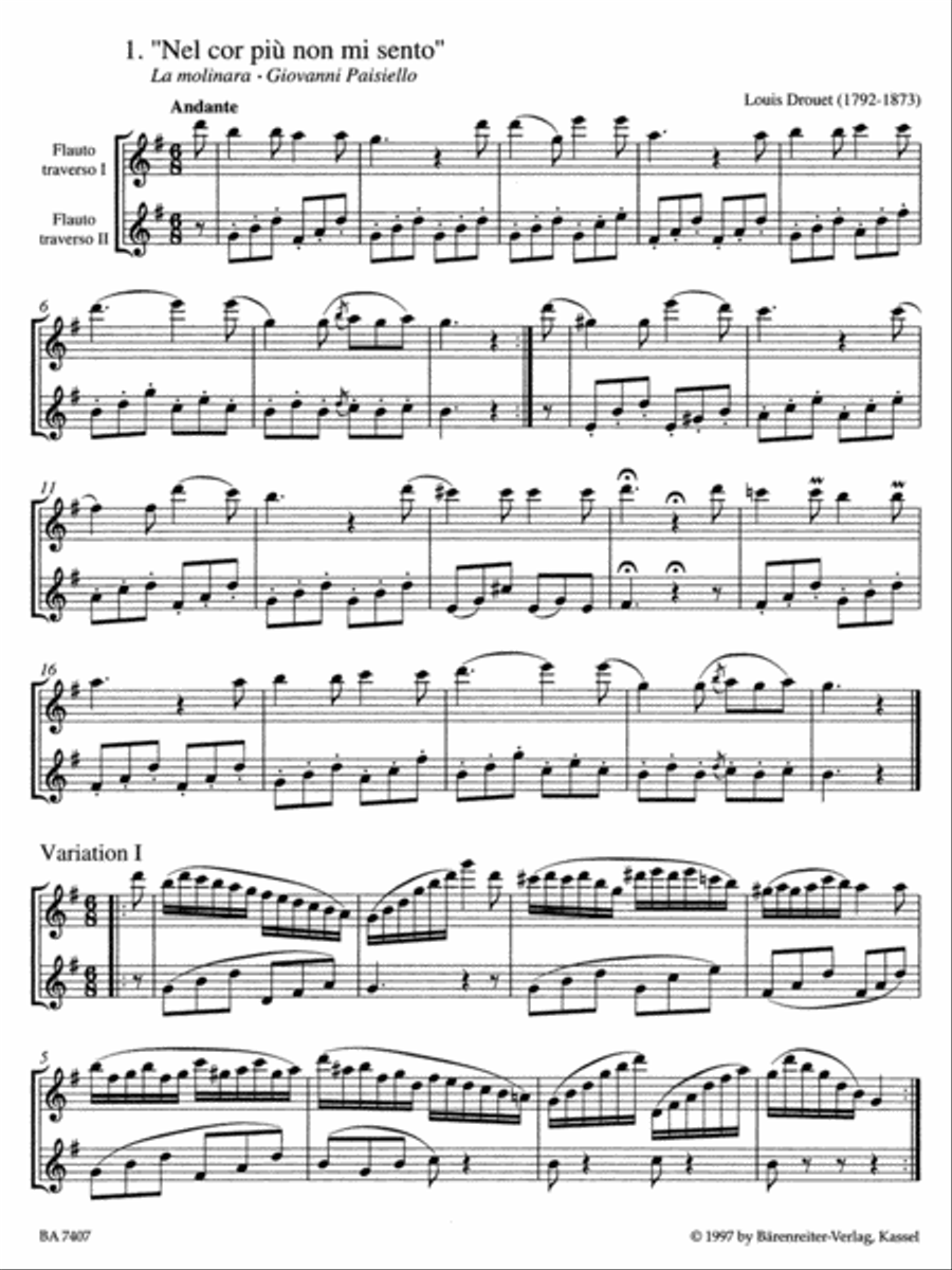 Con Variazioni Con Variazioni Flute Duet scores gallery preview page 2