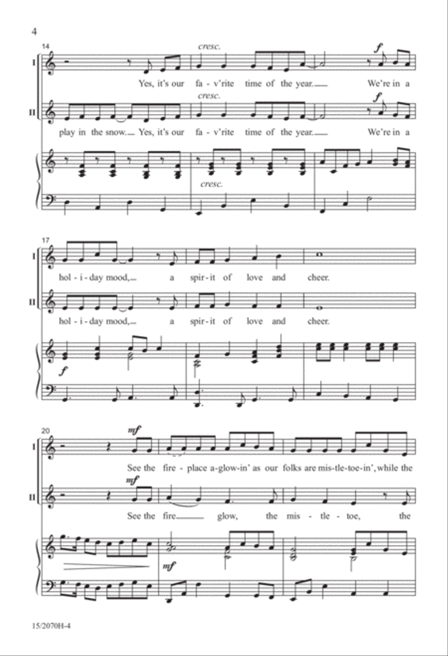 We're in a Holiday Mood We're in a Holiday Mood 2-Part scores gallery preview page 4