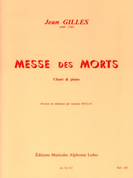 Messe Des Morts - Vocal Score