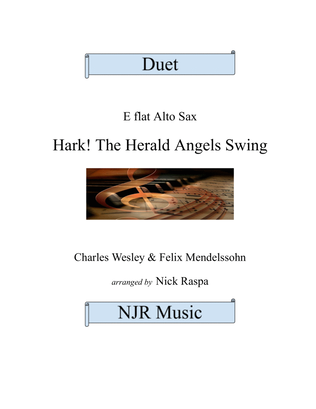 Hark! The Herald Angels Swing (Alto Sax Duet) Full Set