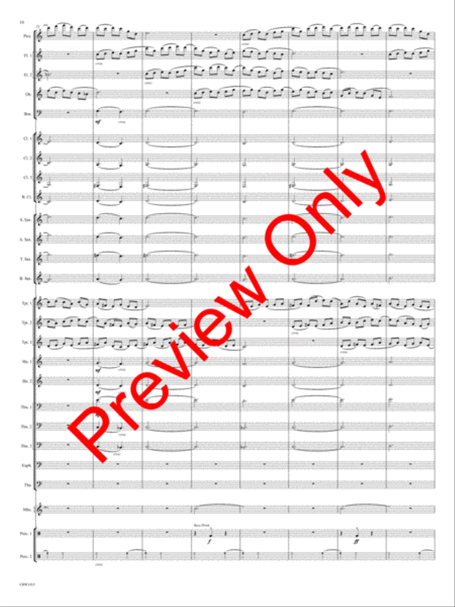 Flying Concert Band scores gallery preview page 13