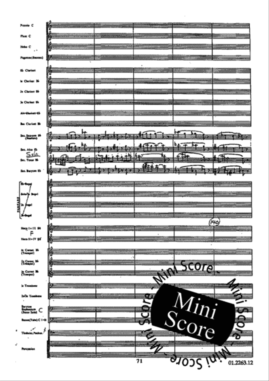 Concerto Grosso Concert Band scores gallery preview page 75