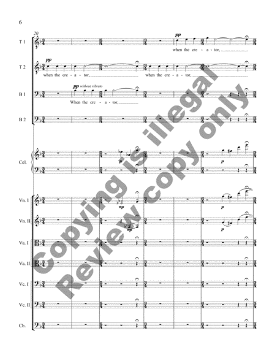 Stargazing (TTBB Full Score) TTBB scores gallery preview page 8