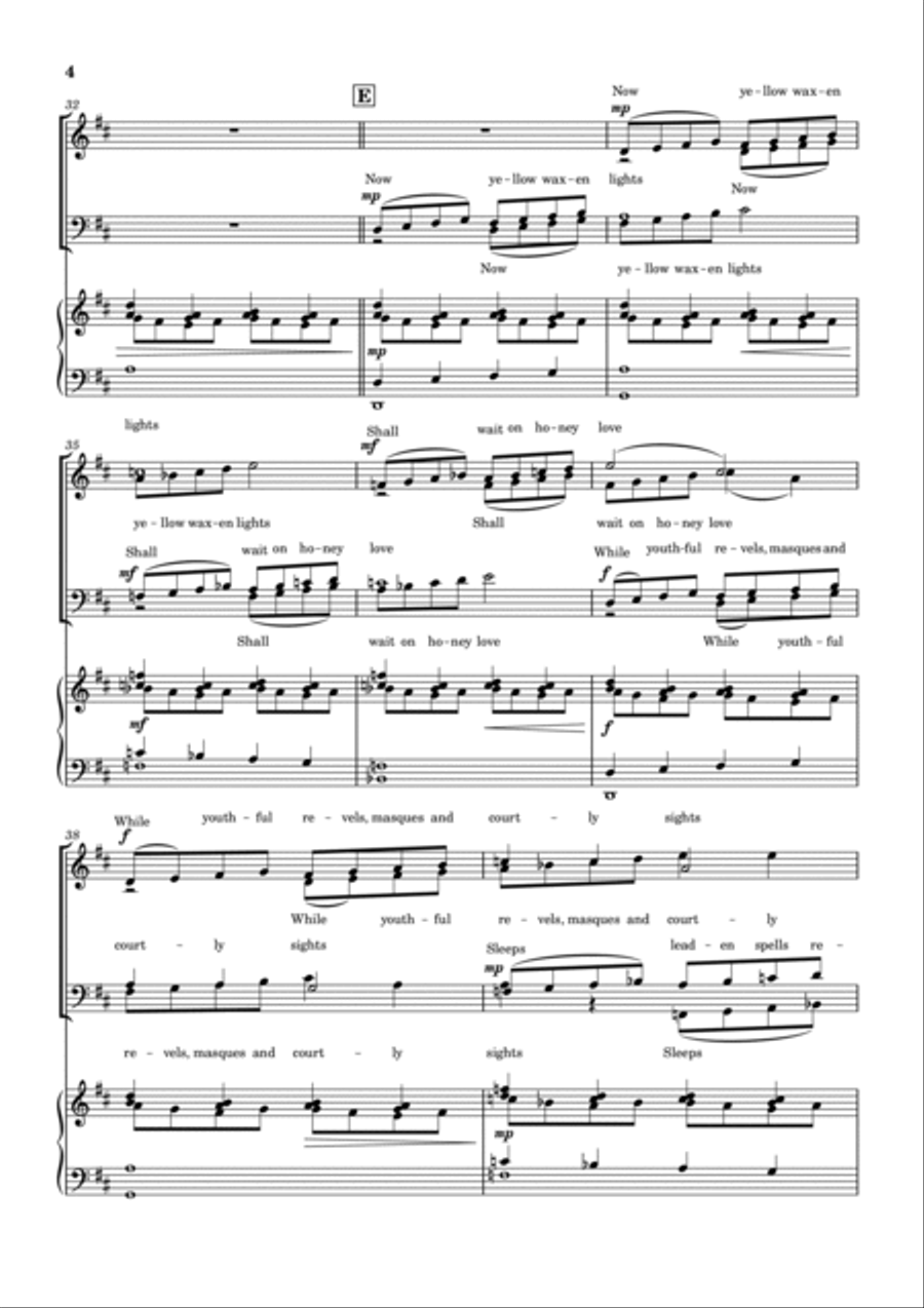 Now Winters Night Enlarge 4-Part scores gallery preview page 4