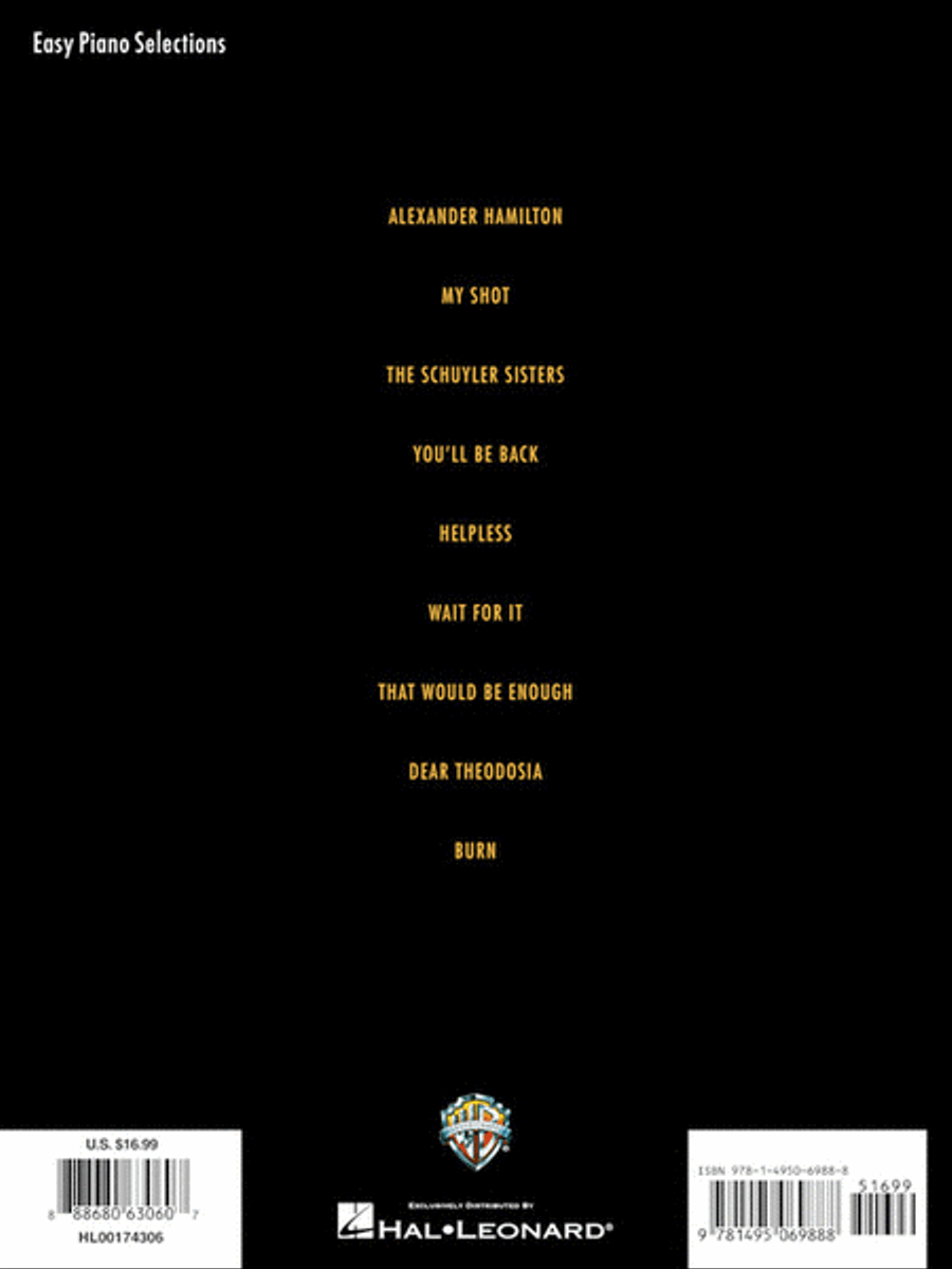 Hamilton Piano, Vocal scores gallery preview page 7