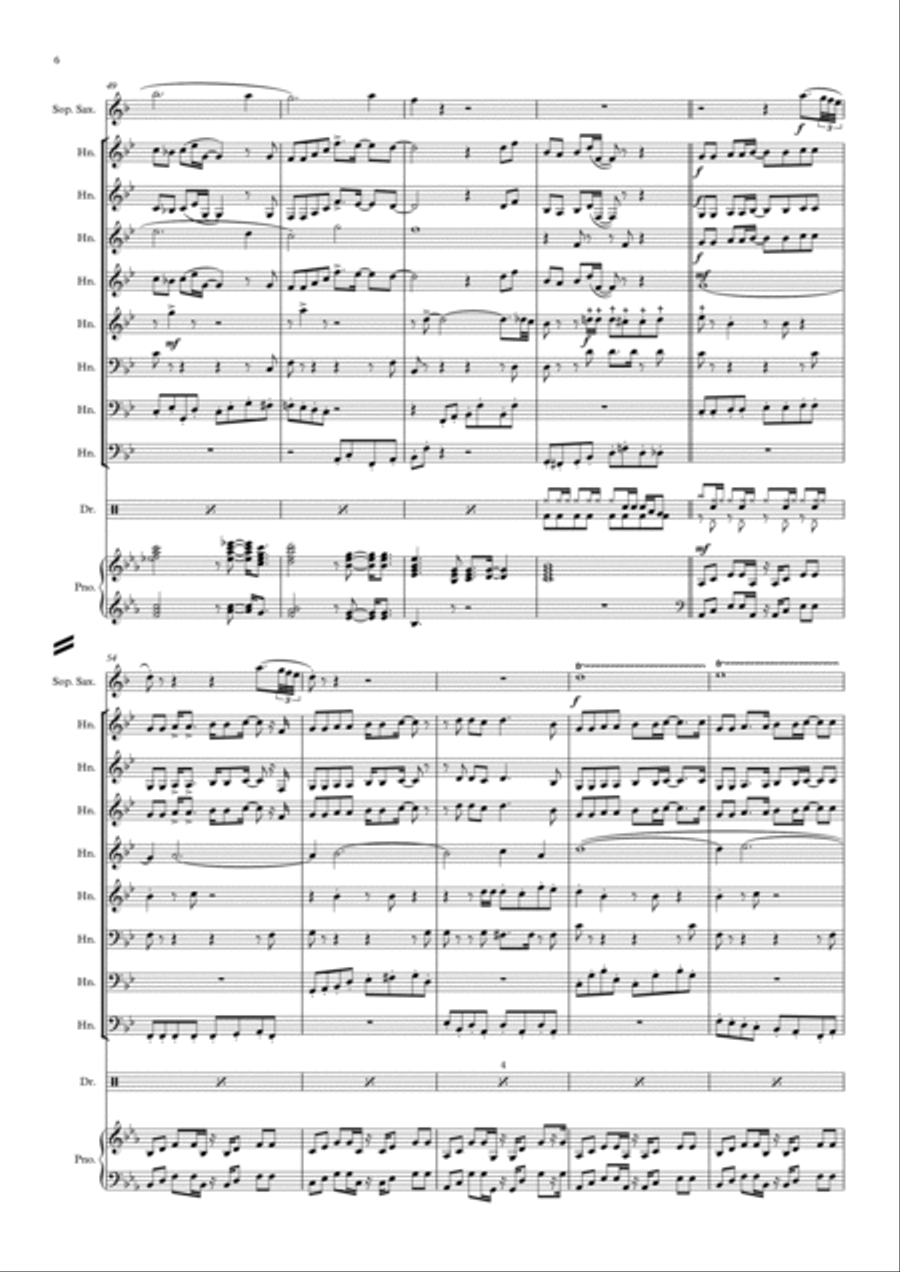 Another Day Of Sun Soprano Saxophone scores gallery preview page 6