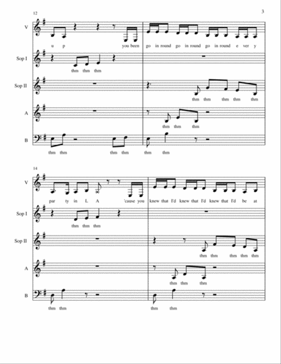 Attention 4-Part scores gallery preview page 3