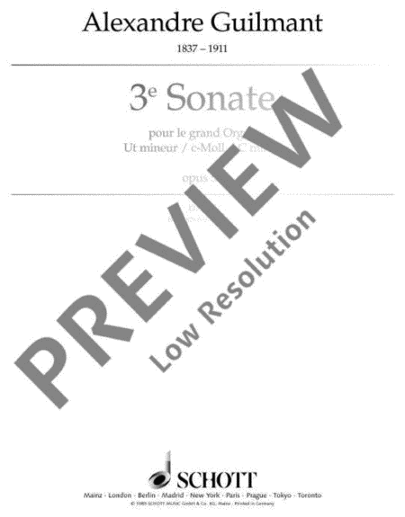 3. Sonata C Minor
