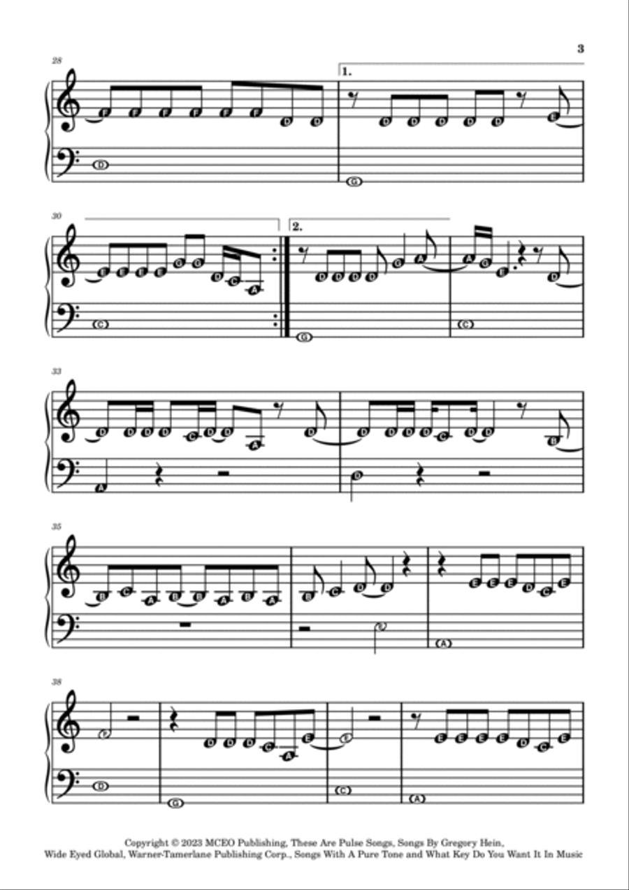 Flowers Piano Method scores gallery preview page 3