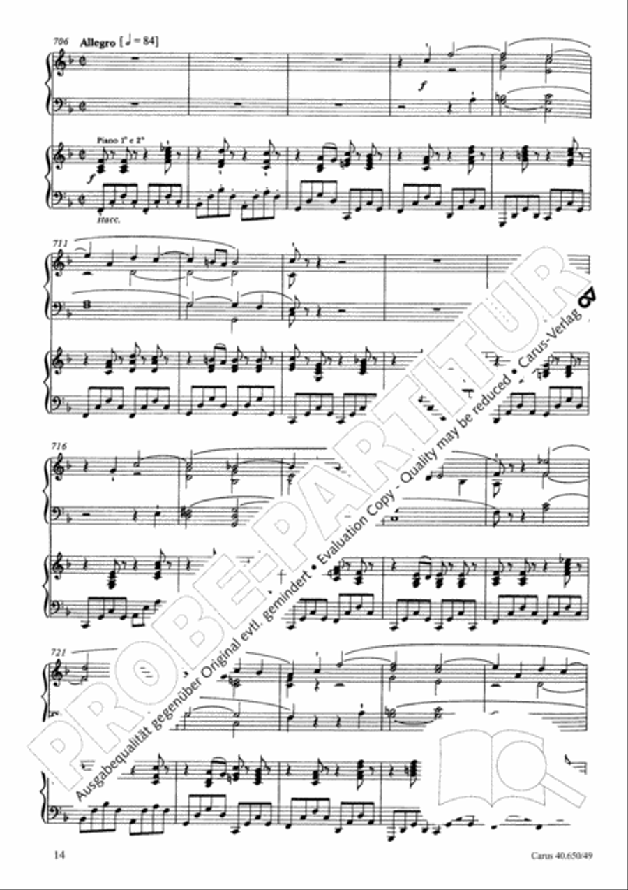 Petite Messe solennelle 4-Part scores gallery preview page 15