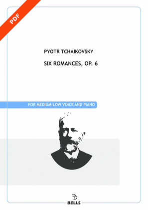 Book cover for 6 Romances, Op. 6