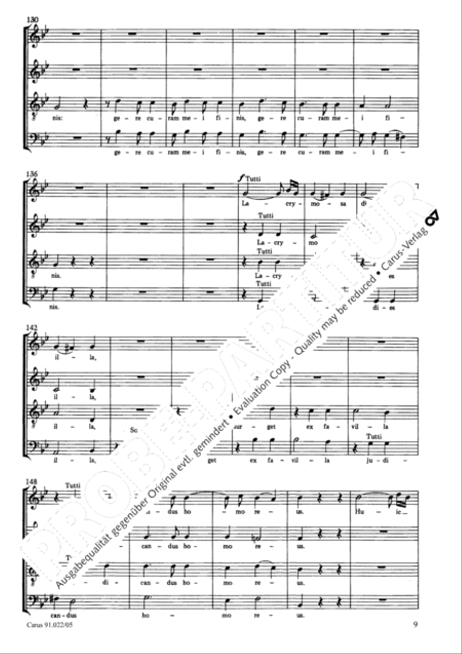 Requiem in B Requiem in B 4-Part scores gallery preview page 10