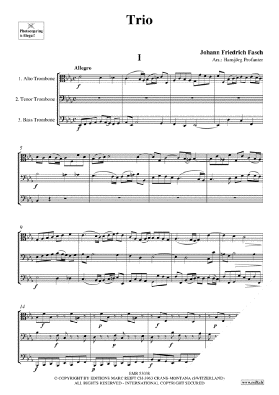 Trio Trombone scores gallery preview page 3