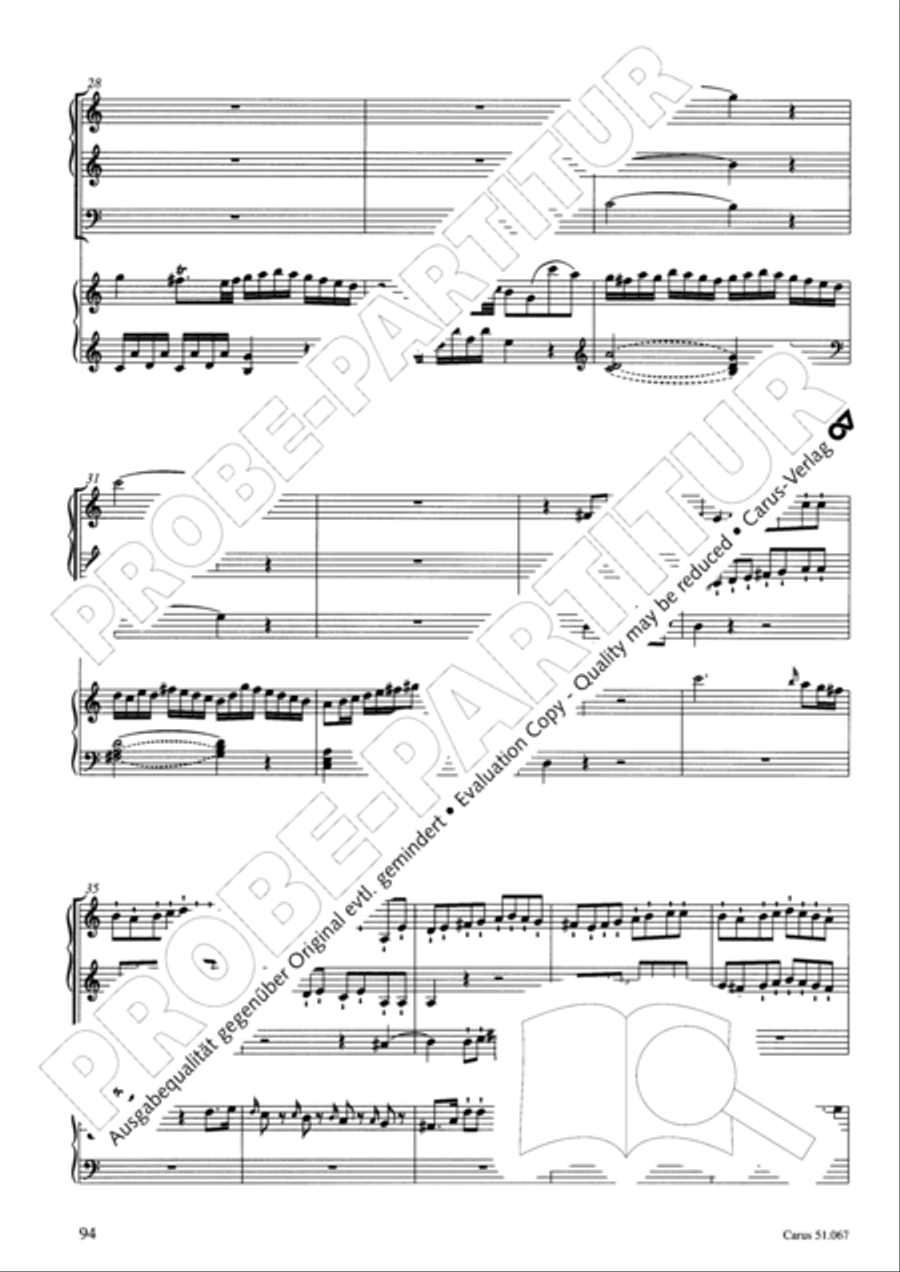 Church Sonatas Collection / Songbook scores gallery preview page 95