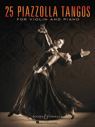 Book cover for 25 Piazzolla Tangos for Violin and Piano