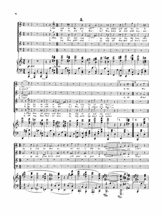 Brahms: Liebeslieder Walzer (Love Song Waltzes), Op. 52 No. 5 (choral score)