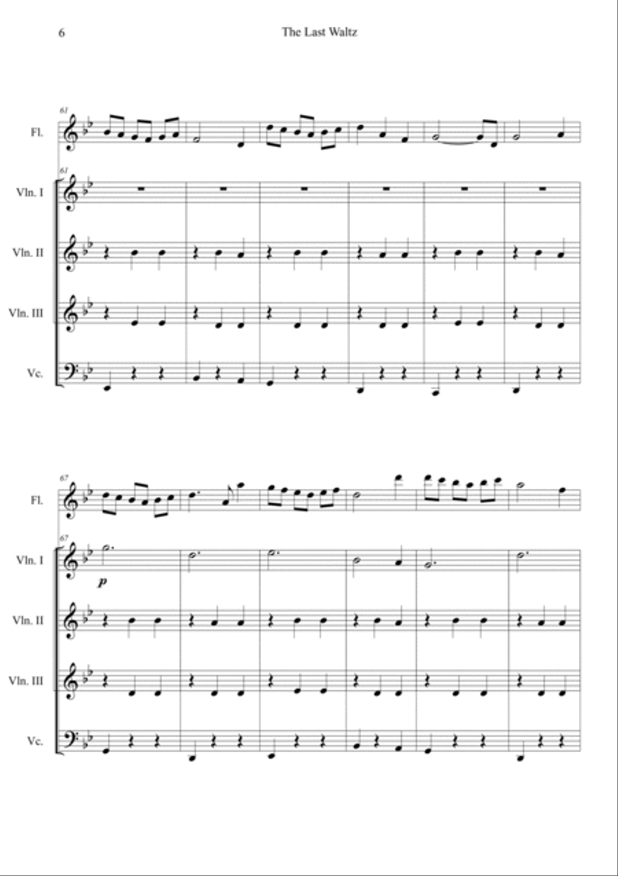 The Last Waltz (Oldboy OST) Flute scores gallery preview page 6
