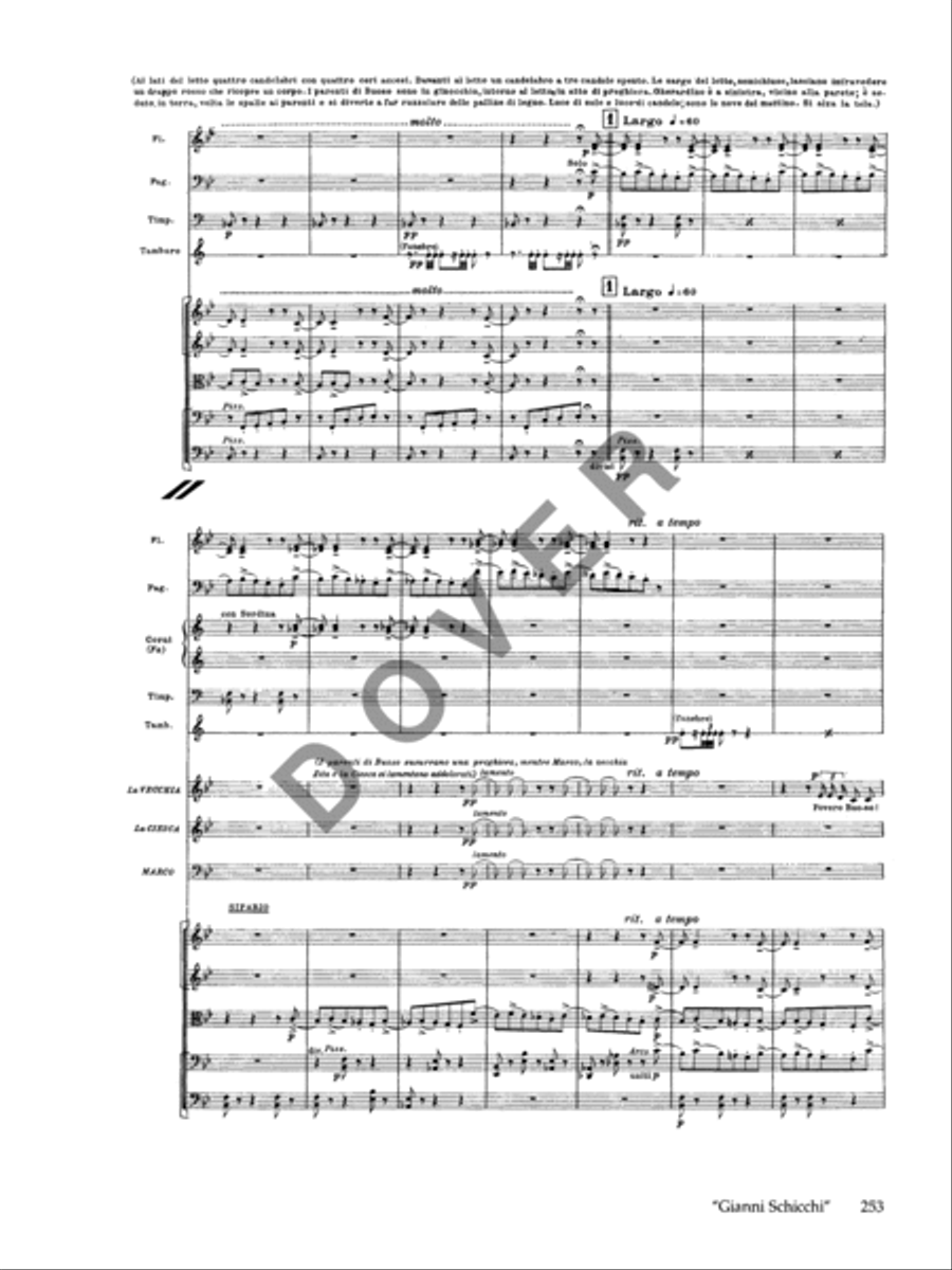 Il Trittico in Full Score -- Il Tabarro / Suor Angelica / Gianni Schicchi Voice scores gallery preview page 11