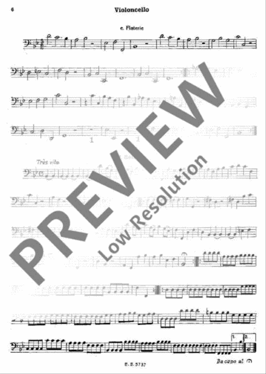Musique de table Part scores gallery preview page 7