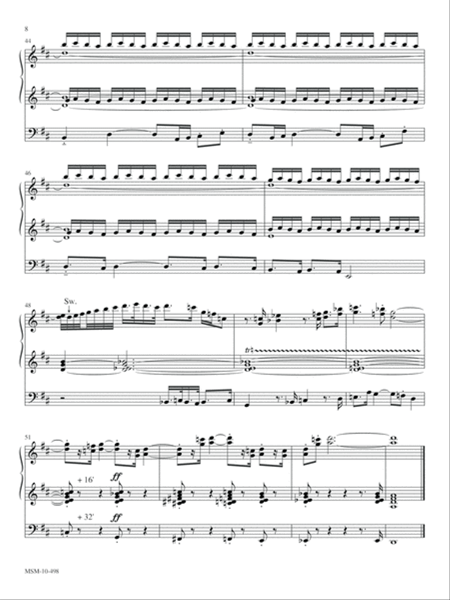 Suite Organ scores gallery preview page 6