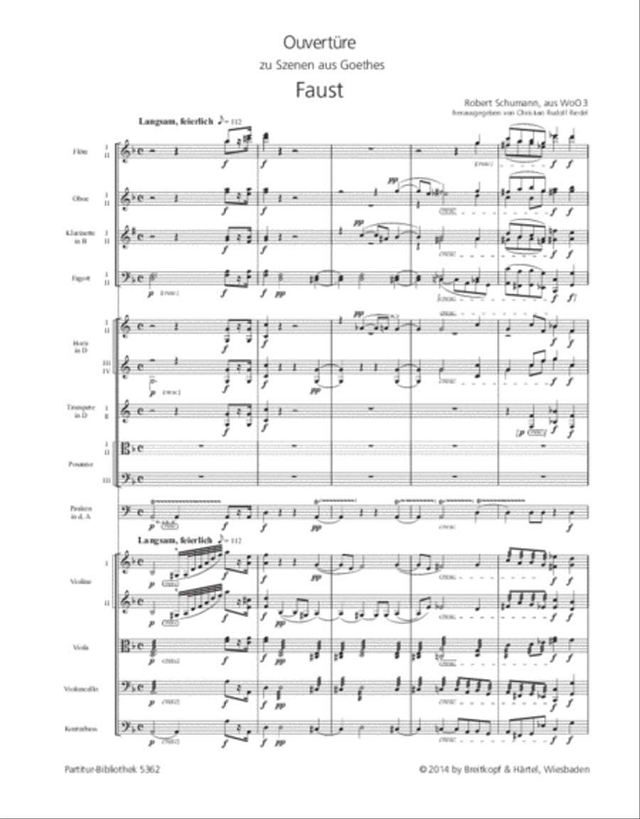 Scenes from Goethe's “Faust” WoO 3 Orchestra scores gallery preview page 2