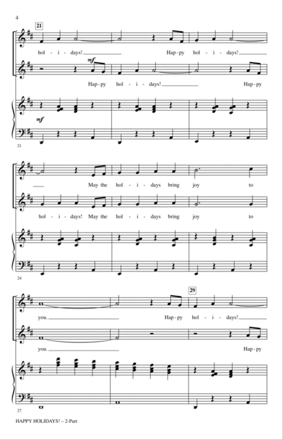 Happy Holidays! Happy Holidays! 2-Part scores gallery preview page 3