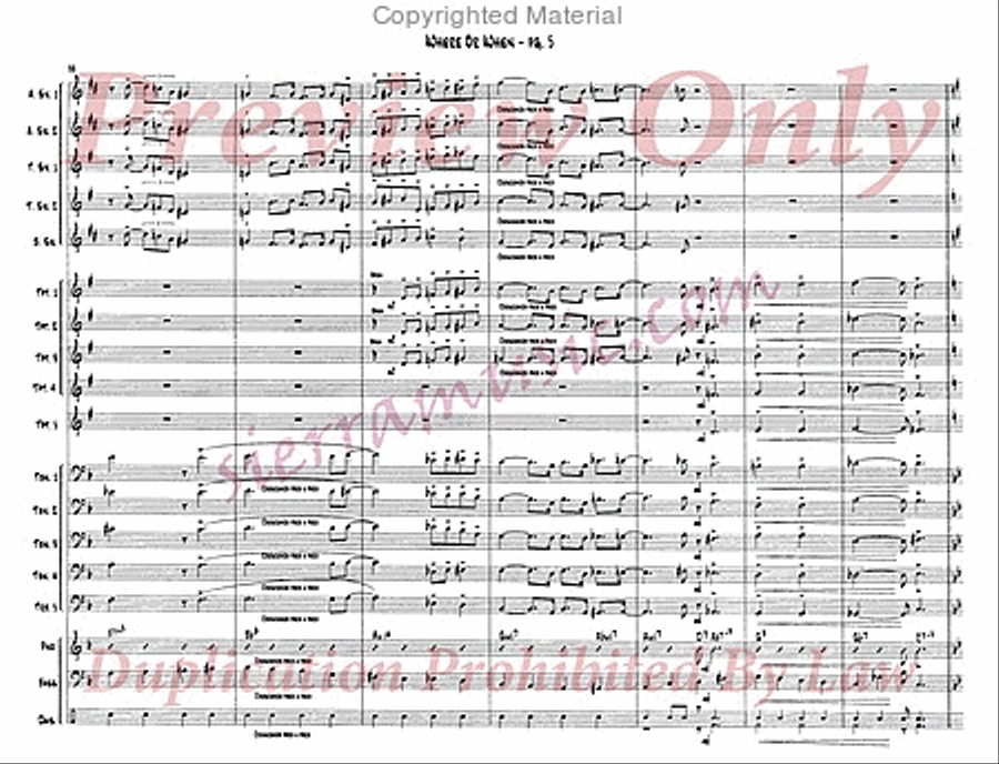 Where Or When Jazz Ensemble scores gallery preview page 6
