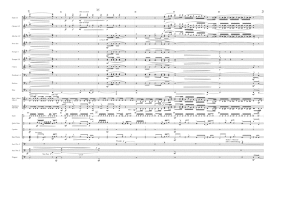 Another Brick in the Wall - Full Score Marching Band scores gallery preview page 3