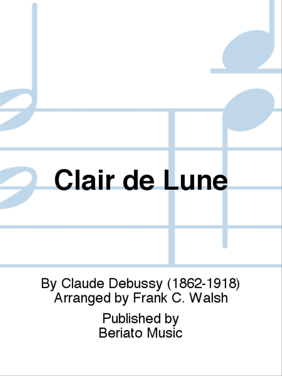 Clair De Lune Piano Solo scores gallery preview page 1