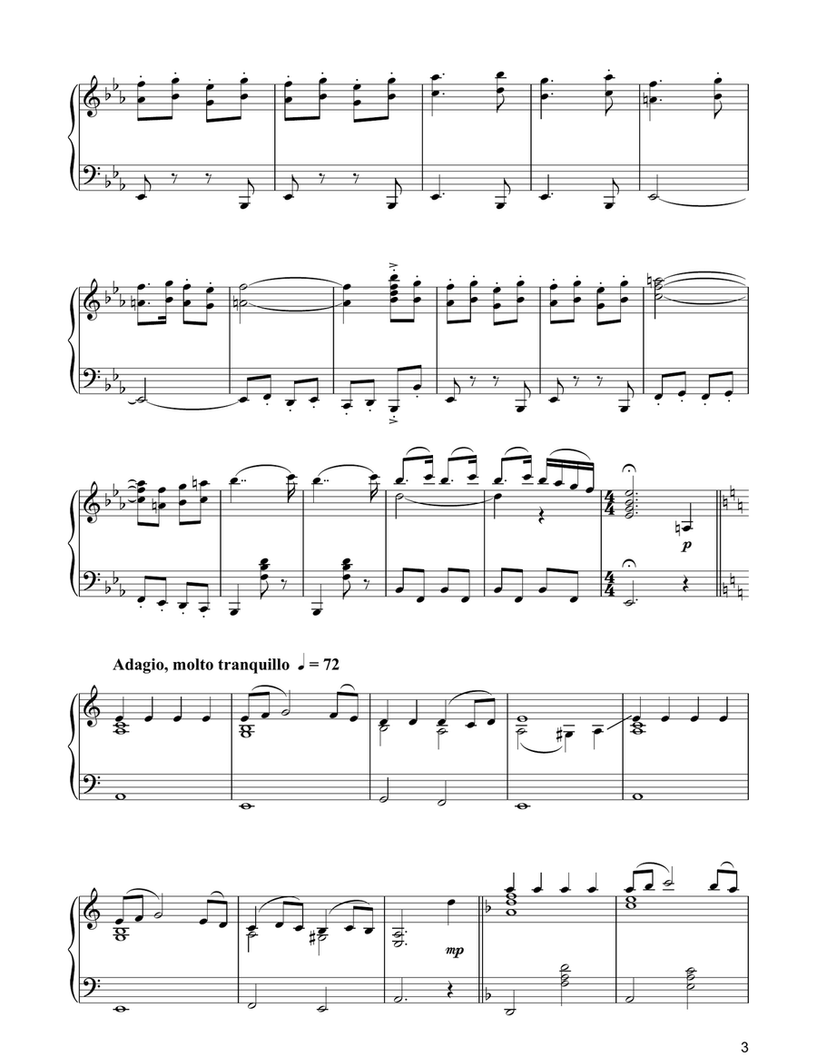 Overture (from The Taming Of The Shrew) Piano Solo scores gallery preview page 3