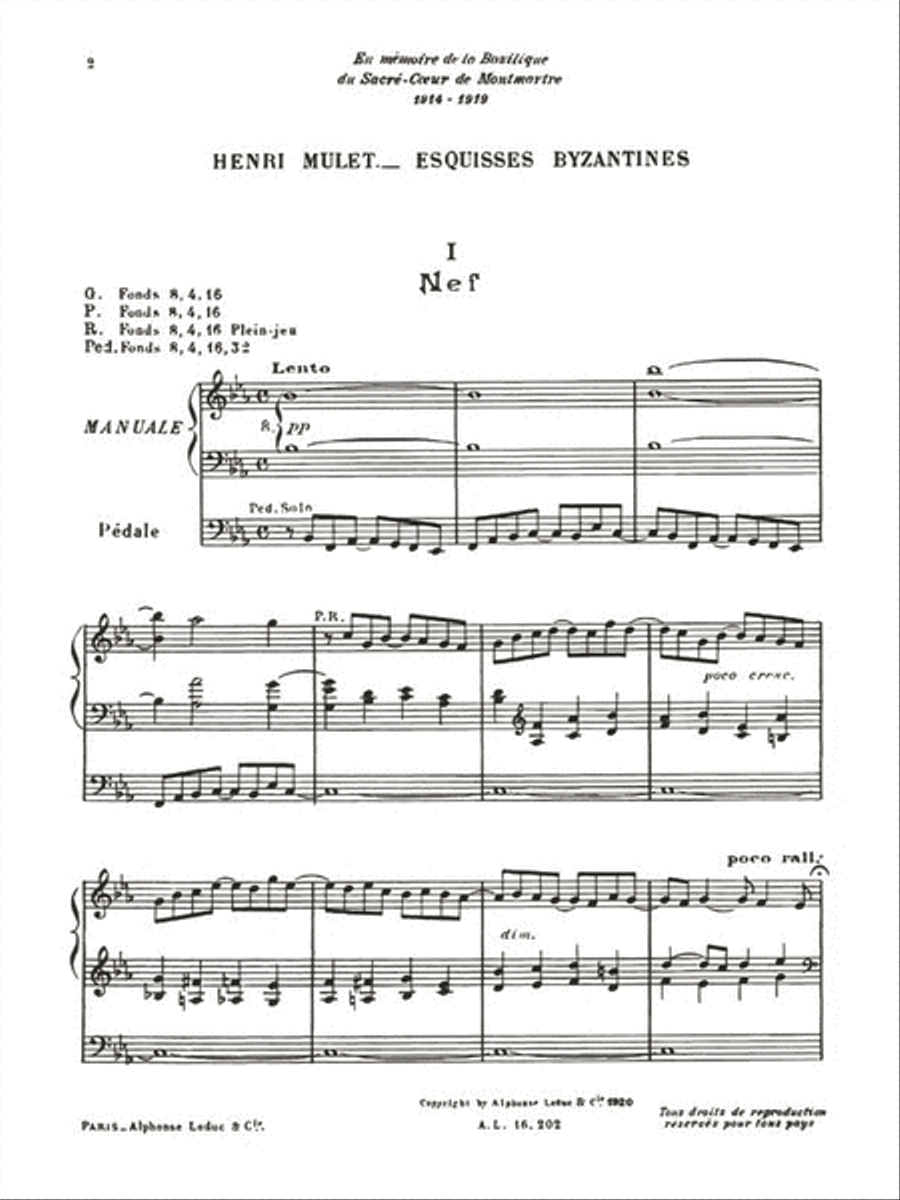 Esquisses Byzantines Esquisses Byzantines Organ scores gallery preview page 2