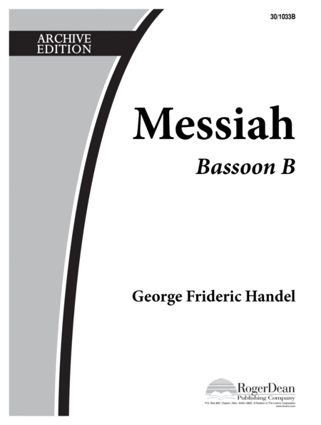 Messiah - Bassoon B