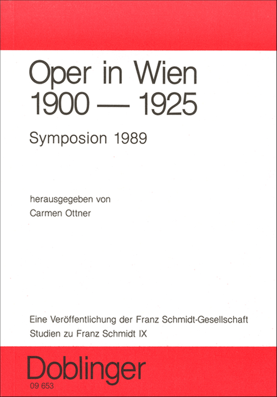 Oper in Wien 1900 - 1925 Collection / Songbook scores gallery preview page 1